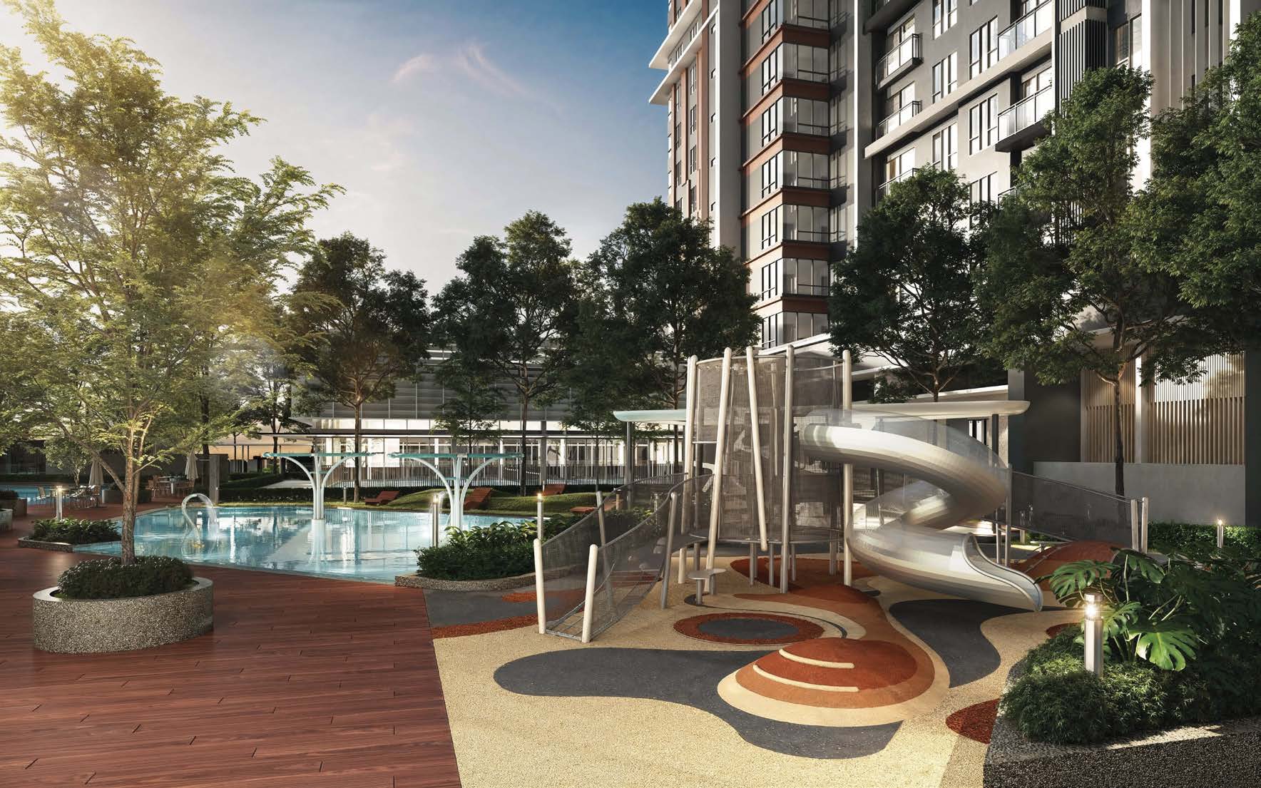 Artist impression of the Binastra Cochrane kids' playground
