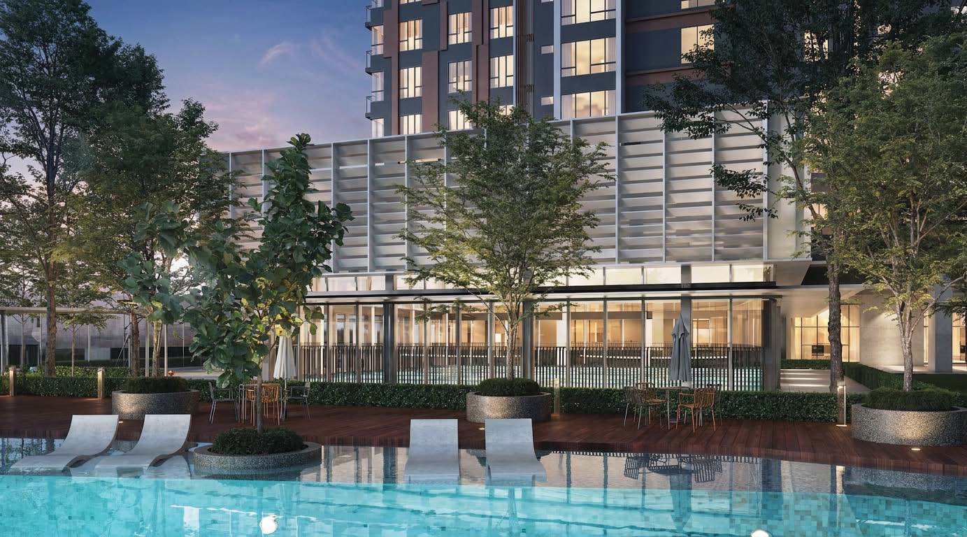 Artist impression of the Binastra Cochrane pickleball court